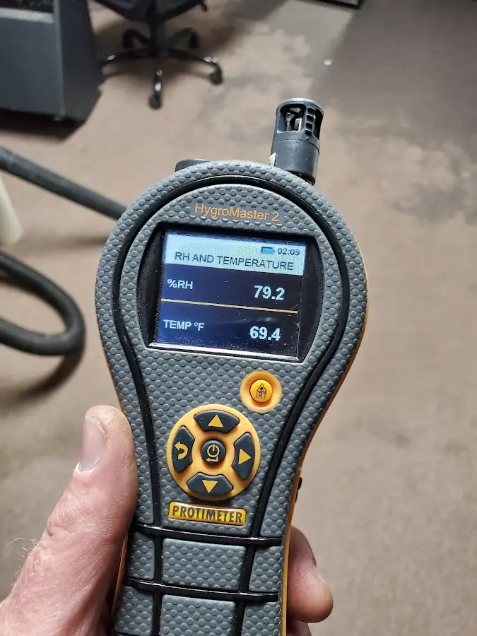 Moisture meter humidity assessment for Fire & Smoke Damage Restoration in Daphne